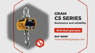 TIMBANGAN DIGITAL GRAM C5 SERIES  TIMBANGAN GANTUNG [upl. by Gerdi]