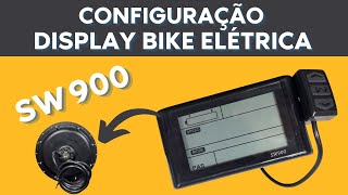 Demonstração e Configuração Display Bike Elétrica SW900 Configuration Display Electric Bike SW900 [upl. by Anahoj]