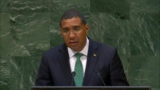 🇯🇲 Jamaica  Prime Minister Addresses General Debate 73rd Session [upl. by Occor]