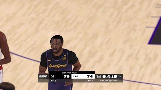 NBA 2K25 NBA Today  WARRIORS vs LAKERS 4TH QTR HIGHLIGHTS [upl. by Hazelton421]