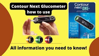 How To Use Contour Next One Glucometer Correctly [upl. by Atalanta]