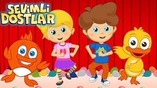 Sevimli Dostlar Şarkısı ve 75Dk Çizgi Film Çocuk Şarkıları  Kids Songs and Nursery Rhymes [upl. by Easter]