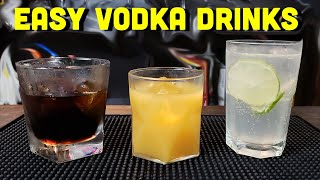 3 Easy Vodka Cocktails to Make at Home  Kettle One Vodka Recipes [upl. by Ninahs]