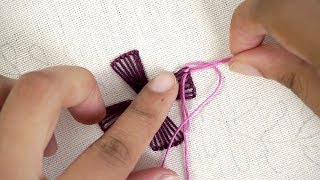 Easy Hand Embroidery Designs for Beginners Embroidery Stitches [upl. by Esinyt978]