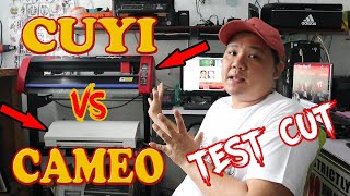 Cameo Cutter Plotter vs Cuyi Cutter Plotter  Test Cut Comparison [upl. by Yllop]