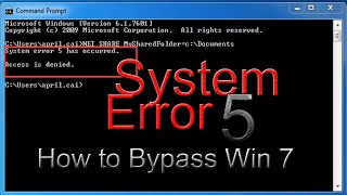 System Error 5Windows Hidden Administrator Account with sound [upl. by Oric]