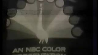 NBC Color Presentation logos December 28 1956 BampW [upl. by Ahsel]