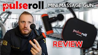 PULSEROLL MINIGUN  Mini massage gun REVIEW [upl. by Roobbie321]