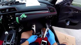 2016 Genuine Honda Civic Accessory Install  Interior Ambient Lighting [upl. by Edmanda]