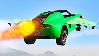 NEW FLYING JETCAR GTA 5 DLC ImportExport [upl. by Asyla320]