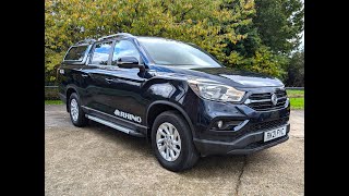 2021 Ssangyong Musso Saracen Rhino Long Bed Double Cab Pick Up For Sale  Chandlers Horncastle Lincs [upl. by Saudra630]