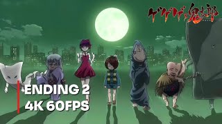 GeGeGe no Kitaro 2018 Ending 2  Get a Note  4K 60FPS  Creditless [upl. by Lundgren548]