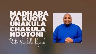 MADHARA YA KUOTA UNAKULA CHAKULA NDOTONI – PASTOR SUNBELLA KYANDO [upl. by Otrevogir]