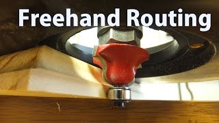 How to Use a Router Freehand  Beginners 11  woodworkweb [upl. by Sophy]