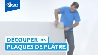 Comment découper facilement des plaques de plâtre  La solution  BladeRunner de Placo® [upl. by Cailly]