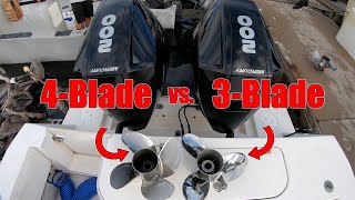 3Blade vs 4Blade Prop Comparison [upl. by Ahola]