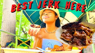 Jamaican Jerk Food Tour  BEST JERK in Montego Bay JAMAICA  Jamaica Travel Vlog 2020 KAYY MOODIE [upl. by Bussy]