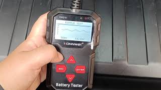 konnwei car battery tester kw210 [upl. by Leugimsiul947]