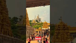 Murudeshwar 😍 murudeshwartemple shiva temple murudeshwarbeach karwar karnataka tourist god [upl. by Nwahsaj981]