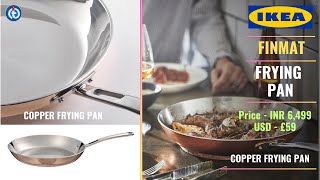 IKEA FINMAT Copper Frying Pan Review [upl. by Sivlek]