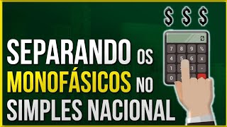 CALCULANDO SIMPLES NACIONAL COM SEPARAÃ‡ÃƒO DOS PRODUTOS MONOFASICOS DE FORMA AUTOMATICA NO EXCEL [upl. by Simsar612]