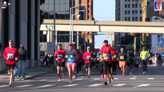 Detroit Free Press  Talmer Bank Marathon Downtown Detroit USA 2013 [upl. by Welch]