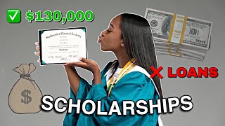 How I earned 130000 in scholarship money Scholarship Tips amp List [upl. by Brandt309]