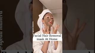 💯Facial Hair Removal At Home Skincare Hair removal👌viralvideo shortsfeed youtubeshorttrending [upl. by Airamak]