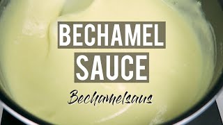 Vegan Bechamel Sauce  Simple creamy sauce recipe [upl. by Dixon393]