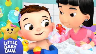 Baby Maxs First Bath Song ⭐Baby Max Splashy Time LittleBabyBum  Nursery Rhymes for Babies  LBB [upl. by Liagaba]