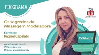 MASSAGEM MODELADORA COM PRÁTICA AO VIVO [upl. by Arivle814]