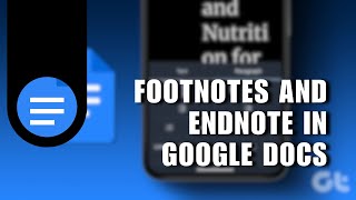 💥 How to make footnotes and endnote in Google docs in mobile  FIX Problem [upl. by Alano]