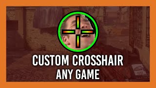 Get an undetectable crosshair over ANY GAME  Full Guide Custom Desktop Logo [upl. by Attej]