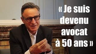 quotJe suis devenu avocat à 50 ansquot [upl. by Wolfy]