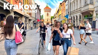 Krakow Poland 🇵🇱  Summer 🌞 Walking Tour 4KHDR ▶177 min [upl. by Euk]