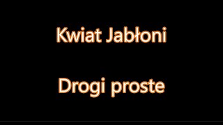 Kwiat Jabłoni  Drogi proste Tekst [upl. by Eladal331]