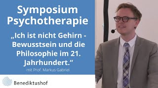 Vortrag Prof Markus Gabriel Symposium Psychotherapie am Benediktushof [upl. by Federica]