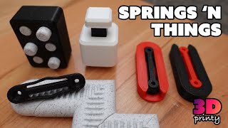 3D Printed Springs n Things [upl. by Gert]