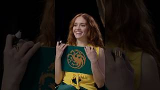 Emma DArcy amp Olivia Cooke Play How Well Do You Know Me houseofthedragon oliviacooke emmadarcy [upl. by Nosyk625]