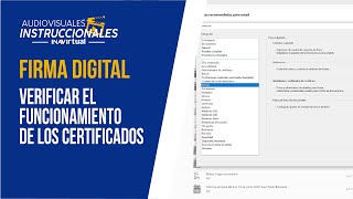Firma Digital  Verificar el funcionamiento de los certificados [upl. by Daryl]