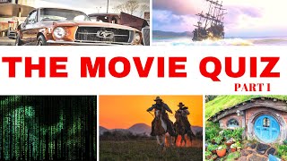 MOVIE Trivia Quiz 1  40 Film Questions with Answers [upl. by Adni]