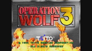 20 Mins OfOperation Wolf 3 Intro USArcade [upl. by Zzahc37]