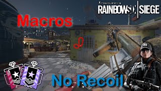 Rainbow Six Siege Macros For No Recoil 2021  Logitech Ghub  Macros Script  PlainSus [upl. by Stegman]