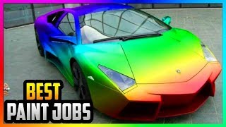 GTA 5 Online  TOP 3 Best RARE Paint Jobs amp SEXY Crew Car Color Schemes GTA 5 Paint Jobs [upl. by Affay]