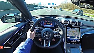 The New Mercedes C43 AMG 2024 Test Drive [upl. by Elna]