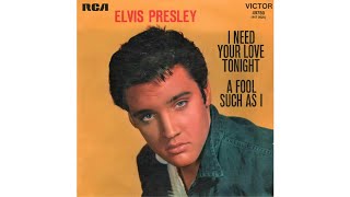 Elvis Presley  I Need Your Love Tonight1959 [upl. by Hepsibah]