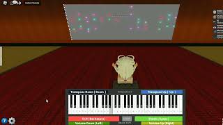 Runaway  Kanye West  Roblox Piano sheets in desc [upl. by Assirek]