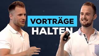 VORTRÄGE HALTEN 10 Tipps für sehr gute PräsentationRede  KEIN LIMIT Podcast LONG 096 [upl. by Nivag]