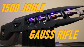 My 15KJ HomeBuilt Gauss Rifle [upl. by Darian400]