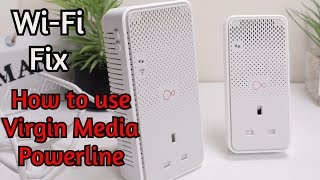 How To Use Virgin Media Powerline Adapters [upl. by Enitsugua]